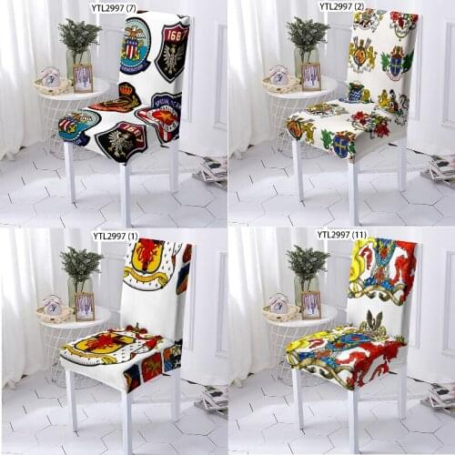 Geometric striped armband Chairs for kitchen chair cover Seat covers Computer chair Chair cover Home Covers chairs home decor