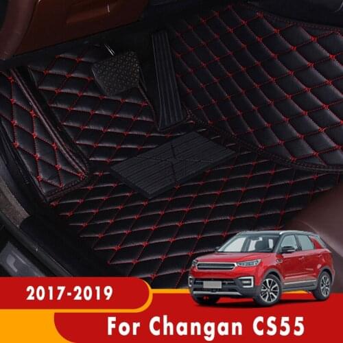 Carpets For Changan CS55 2017 2018 2019 Car Floor Mats Interiors Accessories Protective Parts Styling Artificial Leather Rugs
