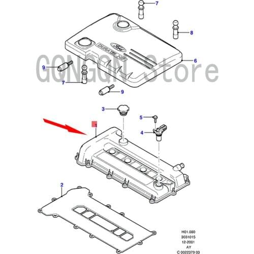 CAR valve cover cover For dMo nd eoA cce sso ri esM etr ost ar Engine cover cover valve cover Engine cylinder head gasket