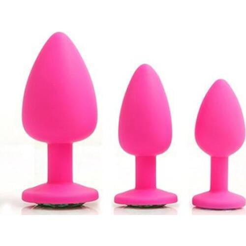 Men Women Sexy Toy Rhinestone Silicone Backyard Stopper Insert Plug Butt Massager Enjoy full of pleasure sex toys for woman gift