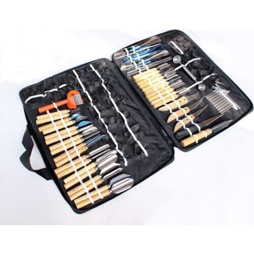 Free Shipping Knife Sets 80 Pieces Cooking Tool Kit Kitchen Supplies Stainless Steel Fruit Graver