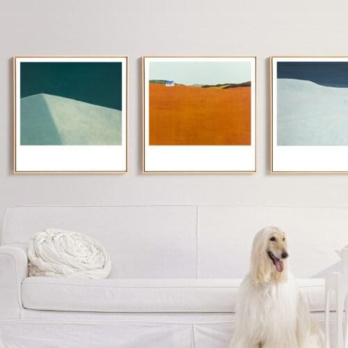 Nordic Canvas Painting Wall Art Posters Modern Colorful Pure and Fresh Small People Pictures forLiving Room Bedroom Decoration