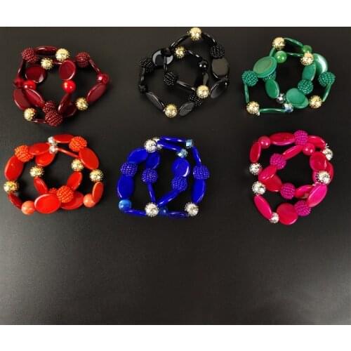 Natural Shell Women Bohemia Bracelets 2pcs/set Seedbeads Ball Jewelry Gift Bracelets Bangles for Gifts or Loved One