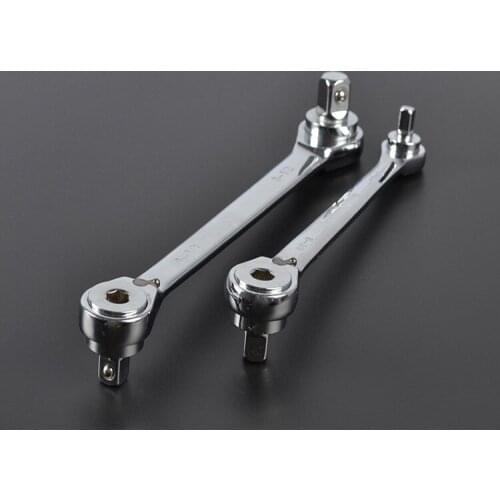 NEW 1Pcs 1/4 + 3/8" Quick wrench Screwdriver wrench Ratchet wrench