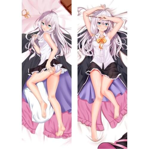 Newly Design Wandering Witch: The Journey of Elaina Anime Dakimakura Hug Body Pillow Cover Cosplay DIY Custom Cushion Pillowcase