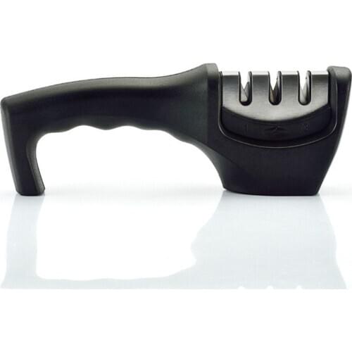 Knife Sharpener Professional Kitchen Sharpening Stone Grinder Knives Whetstone Tungsten Diamond Ceramic 3 Stages Sharpener Tools