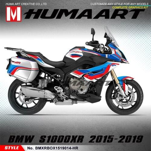 HUMAART Motorbike Graphics Custom Sticker Vinyl Wraps for S1000XR S1000 XR S 1000 XR 2015 2016 2017 2018 2019(BMXRBOX1519014-HR)