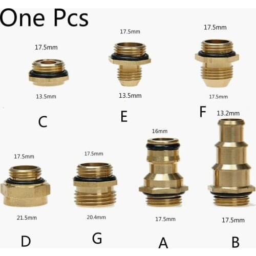 1PCS High-pressure Car Washing Machine Water Gun Copper Accessories Tail Connector