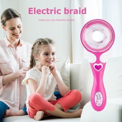 Hair DIY Magic Weaver Braider Electric Braids Hand Made Pretend Play Beauty Toys Kids Electric Hair Bead Girl Toys