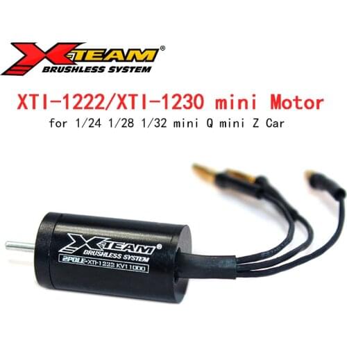 X-TEAM 1222 1230 4500KV 11000KV mini Brushless Motor 18A ESC for Mini-Z 1/24 1/26 1/32 1/36 Remote Control RC Car Replacement