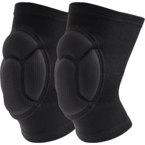 High-density Sponge Kneepad Anti-fall Anti-collision Sports Kneepad Volleyball Dance Skating Knee Protector 1 Pair Knee Brace