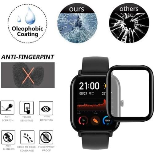 Amazfit GTS Film Screen Protector For Huami Amazfit GTS Full Cover Anti Scratch Protective 3D Film Cover For Smart Accessories
