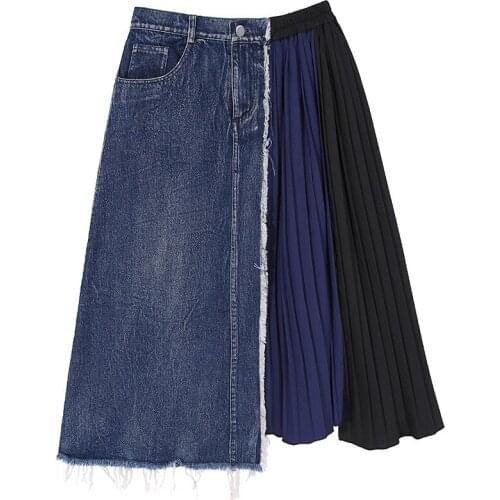 ZCSMLL Denim Skirts For Women