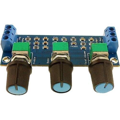 Audio Passive Tone Board Bass Treble Preamp HIFI Sound Adjustable Module