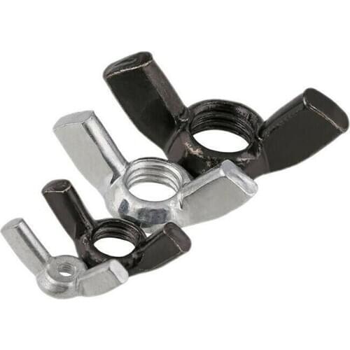 10pcs M3 M4 M5 M6 M8 M10 M12 Carbon dteel Wing nuts / claw nuts / thumb screw nuts