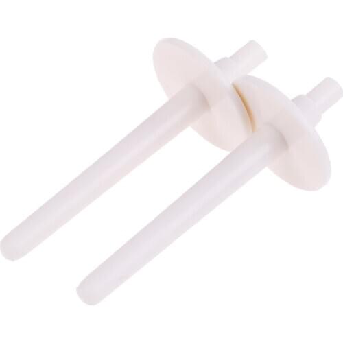 2pcs/Set Spool Pins Spoon Stand Holder White Plastic Sewing Machine Parts Sewing Tools Knitting Accessories6.7cm x 2.7cm