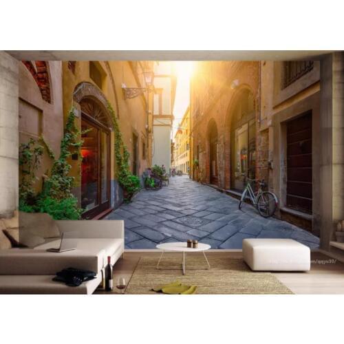 20 Custom Wallpaper City View Italian Street Corner Wall Mural Living Room Bedroom Wallpaper