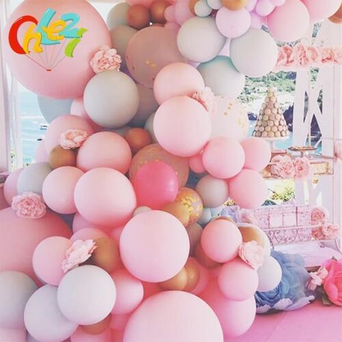 50pcs 10inch 2.3g Latex Balloon Macaron Color Wedding Decoration helium balloon Baby Birthday Party Anniversary Decor Balloon