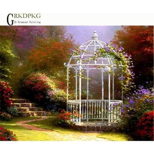 NEW 5D diy Full Square/Round Diamond Painting building gift Cross Stitch Diamond Embroidery Diamond Mosaic Wedding decoration