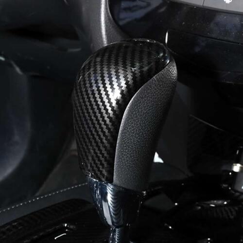 Fit for X-trail Xtrail Rogue T32 2014 2015 2016 Accessories Car Carbon Fiber Gear Shift Knob Sequins Cover Case Sticker