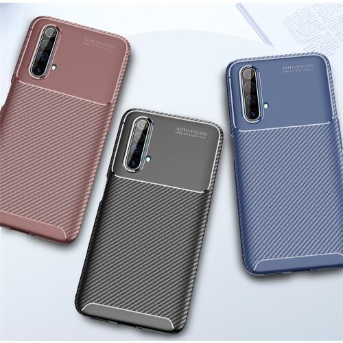 For OPPO Realme X50 5G Case Phone Cover For OPPO Realme X50 Business Style Silicone Shell Back Protective Case For Realme X50 5G
