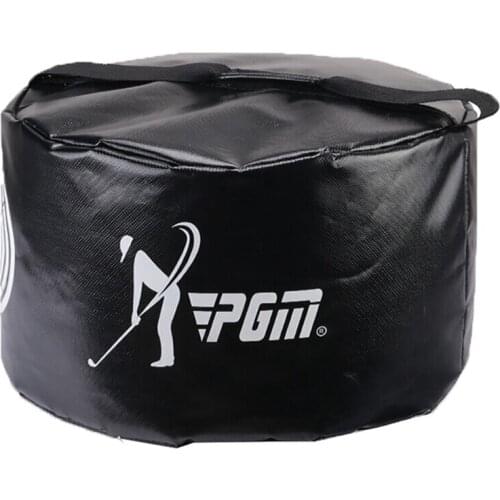 Hot AD-PGM New Golf Impact Power Smash Bag Golf Swing Training Package Hitting Bag Swing Training Aids Waterproof Durable,Black