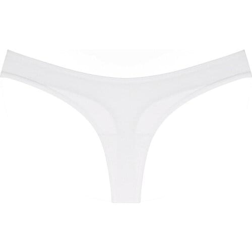 LOOK FOR YOUR WONDERFUL NIGHTS WITH ITS STUNNING ELEGANT UNDERWEAR White Basic String Panties FREE SHIPPING