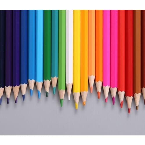 12/24 Colour Pencils Natural Wood Colored Pencils Drawing Pencils For School Office Artist Painting Sketch Supplies Q1JC