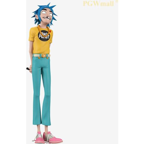 4pc/set Gorillaz Collectible Bass Player Figures Rock Band Resin Sculpture Home Decoration Accessories for Living Room Ornaments