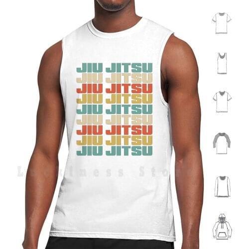 Jiu Jitsu-Brazilian Jiu Jitsu Tank Tops Vest 100% Cotton Jiu Jitsu Jiujitsu Ju Jitsu Bjj Brazilian Jiu Jitsu Jiu Jitsu