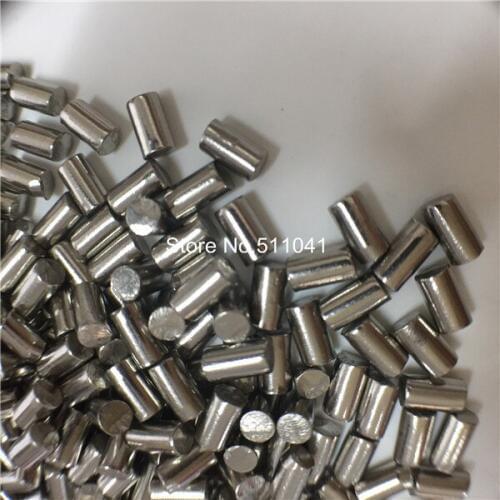 High purity 99.996% nickel rod, nickel grain 8x10 8x15 for evaporation Plating,Vacuum coating Materials , Paypal
