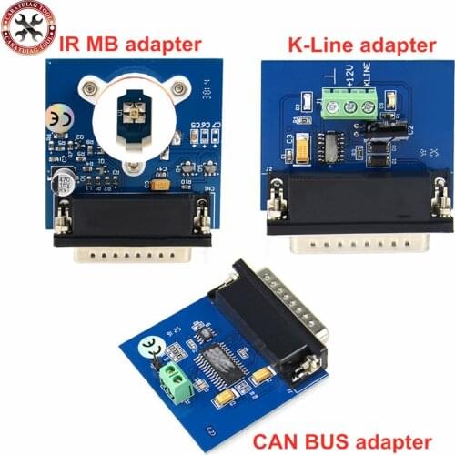 2021 Newest IPROG+ IR MB +CAN BUS +K-LINE adapter For IPROG+ IProg Pro Programmer Free Shipping
