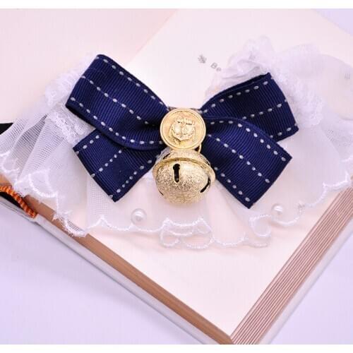 New Cat Puppy Pet Accessories Dogs Bows Pet Teddy Cat Dog Rabbit Collar Bib Saliva Towel Bell Bowknot