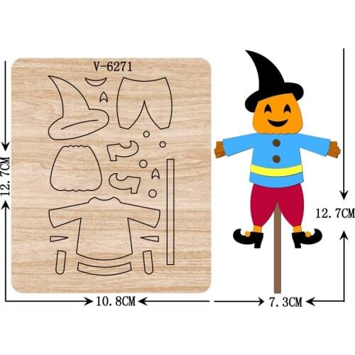 New Halloween, wooden dies cutting dies for scrapbooking Multiple sizes V-6271