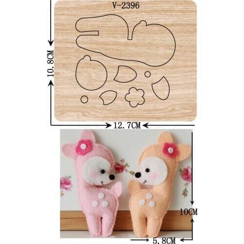 New deer wooden dies cutting dies for scrapbooking Multiple sizes V-2396