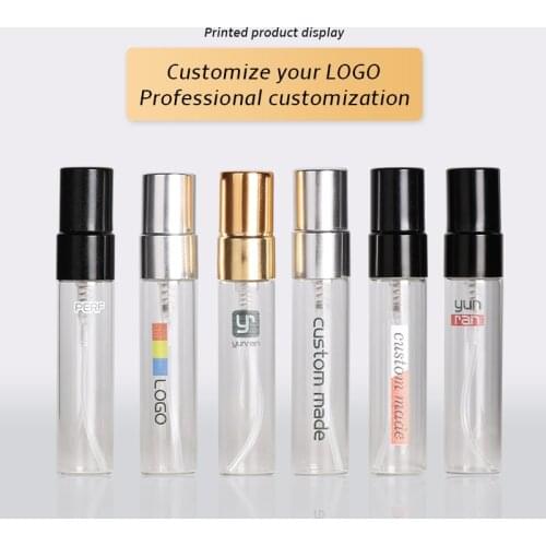 Wholesale 5ML Parfum Travel Spray Bottle For Perfume Portable Empty Cosmetic Containers Free Custom Logo
