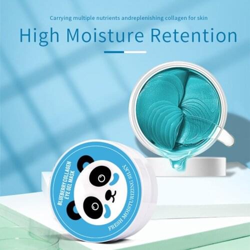 60pcs/box Gold Crystal Collagen Eye Patches Moisturizing Anti-Wrinkle Anti Aging Remove Dark Circles Eye Mask Eye Care
