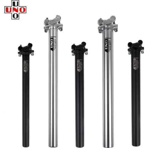 UNO MTB Lightweight SeatPost Mountain Road Bike 6061-T6 Straight Float 25.4 27.2 28.6 30.9 31.6mm 350/400mm Seat Tube