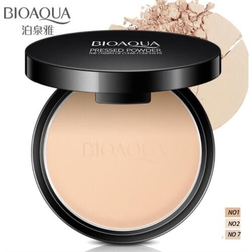 Translucent Full coverage mineral baking pigment pressed setting powder foundation face palette puder do twarzy maquiagem pudra