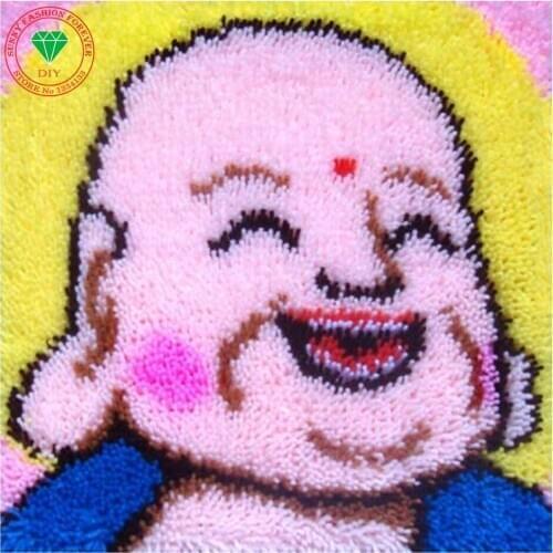 Religion Needlework Cross-stitch carpet cushion Patchwork Pillowcase diy pillowcase embroidery thread Latch hook rug kit Craft