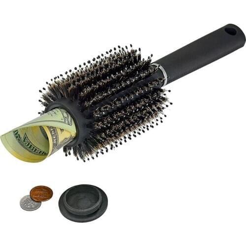 Hair Brush Diversion Safe Stash Can Diversion Can Secret Container Stash Safe Box Hidden Safe with a food grade smell proof bag