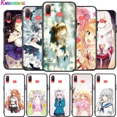 Kawaii Anime Girl Art Poster Silicone Cover For Samsung Galaxy A9 A8 Star A7 A6 A5 A3 Plus 2018 2017 2016 A750 Phone Case