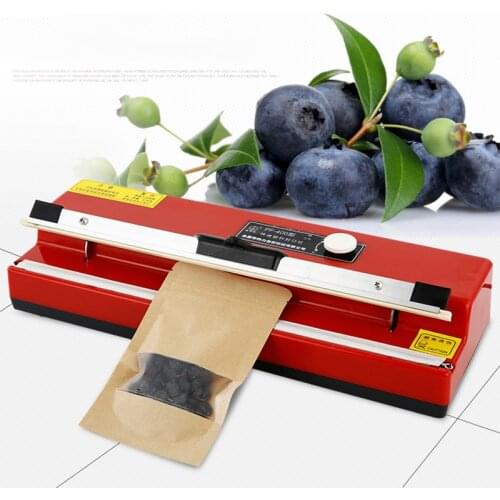 Food Vacuum Sealer Packaging Machine 400 Plastic Film Aluminum Foil Tea Bag Kraft Paper Bag Moon Cake Bag Sealing Machine 220V
