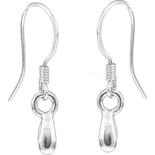 Top Quality 10pcs 925 Sterling Silver Findiings Jewelry Accessories Earring Hook Bail Charms Earrings