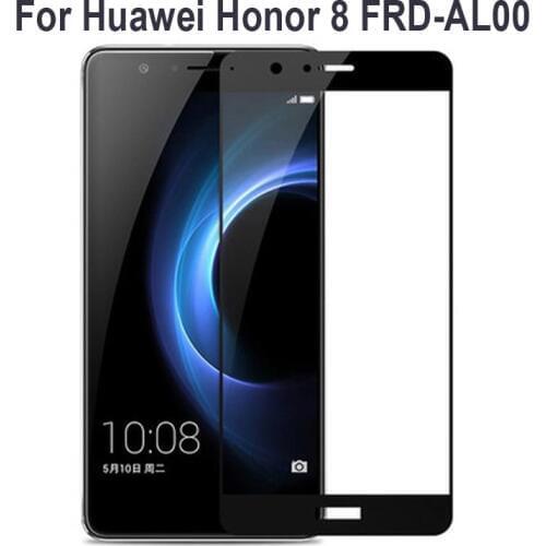 For Huawei Honor8 High Quality Explosion-proof Tempered Glass Full Cover Screen Protector Film Gold White Black color Glass Film