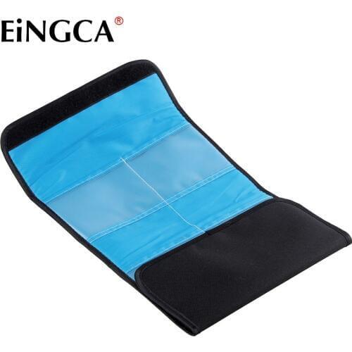 10 Pieces Camera Lens Filter Case 6 Pockets Filter Storage Bag for P Series ND2/4/8/16 Gradient Filter CPL UV Filter