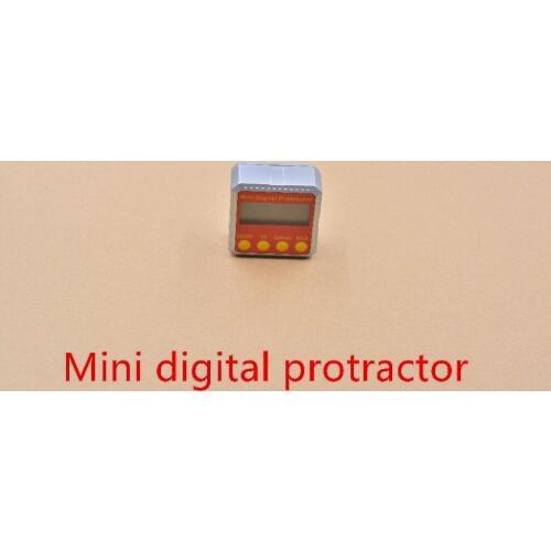 360 degree angle ruler inclinator shockproof magnetic measuring instrument digital display 52x52x26 1pcs