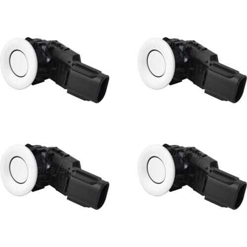 4PCS 89341-60050 48500 PDC Sensor Parking Distance Control Sensor matte black white Color For Toyota Land Cruiser 8Cyl 5.7L
