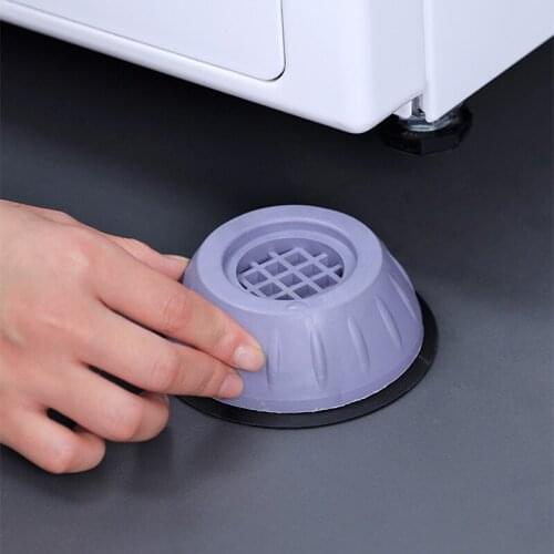 4Pcs Universal Anti-Vibration Feet Pads Washing Machine Rubber Mat Shock Resistance Pad Dryer Refrigerator Base Fixed Non-Slip