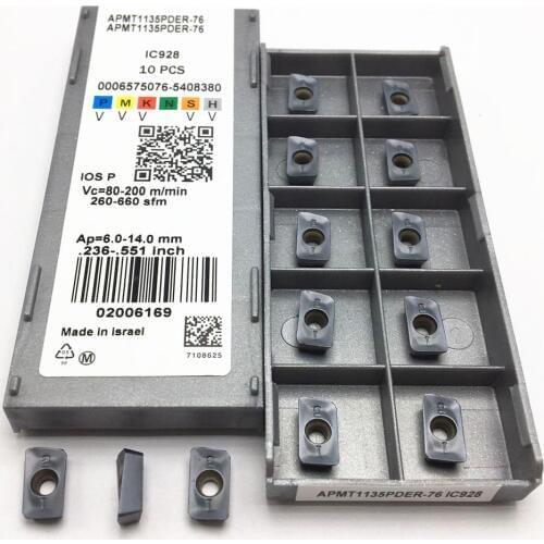 APMT1135PDER 76 IC928 cylindrical turning tool CNC metal turning tool machine tool parts boring cutter milling blade APMT1135